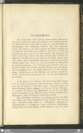 Die Manometer