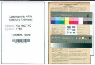 Entnazifizierung Franz Tillmanns , geb. 29.01.1898 (Muehlenbauer)