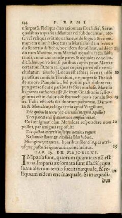 Cap. 19. De Maioribus.