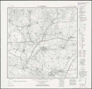 Meßtischblatt 2687 : Gr. Schläfken, 1938 : Gr. Schläfken. - Hrsg. 1910, einz. Nachtr. 1928, redakt. Änd. 193. - 1:25000. - [Berlin]: Reichsamt für Landesaufnahme, 1938. - 1 Kt.