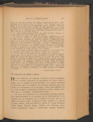 El centenario de Guido y Spano