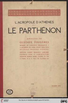 Band 2: Le Parthénon