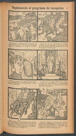 Suplemento al programa de recepción - [Cómic]