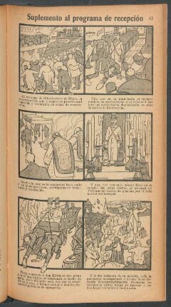 Suplemento al programa de recepción - [Cómic]