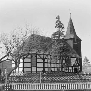 Fachwerkkirche in Bluno : Tykowana cyrkej w Blunju : Bluno / Bluń
