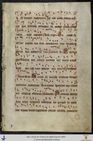 [1r - 12v] Teil des Proprium de sanctis.