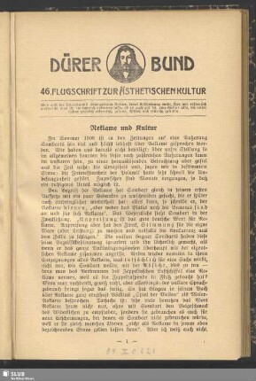 Reklame und Kultur