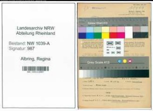 Entnazifizierung Regina Albring , geb. 17.05.1917 ()