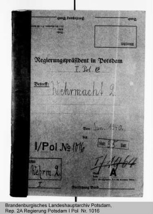 Einberufungen von Angehörigen der Ordnungspolizei zur Wehrmacht