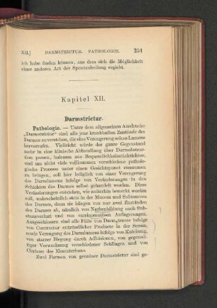 Kapitel XII. Darmstrictur.