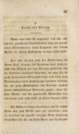 9. Syrup aus Möhren