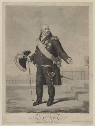 Bildnis des Louis XVIII., König von Frankreich