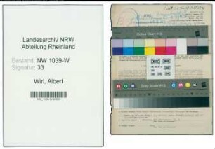 Entnazifizierung Albert Wirl , geb. 07.03.1897 (Angestellter)