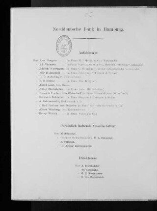 Norddeutsche Bank in Hamburg.