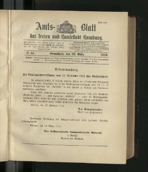 No. 55, 20. März 1915