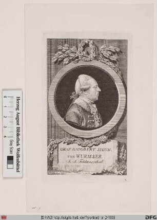 Bildnis Dagobert Sigmund Wurmser (1761 Reichsgraf von)