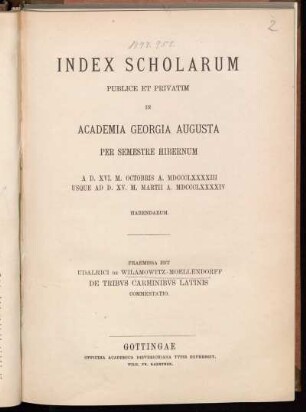 1893_WS: Index scholarum publice et privatim in Academia Georgia Augusta ... habendarum