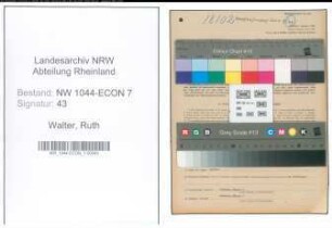 Entnazifizierung Ruth Walter , geb. 23.03.1920 (Modistin)