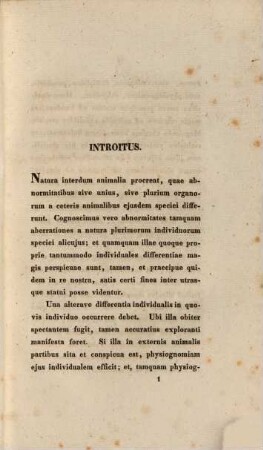 Monstrositates coleopterorum : Commentatio pathologico-entomologica ; adiectae sunt tabulae X. lithographicae