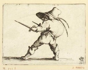 Der Zwerg mit zwei Dolchen, Blatt 8 aus: Varie figure gobbi