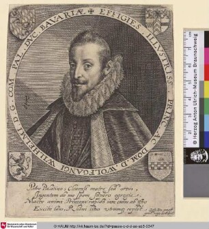 Effigies. Illustriss. Princ. ac Dom. D. Wolfgangi Wilhelmi. D.G. Com. Pal. Duc. Bavariae