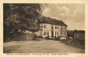 Ansichtskarte: Gasthof zum Gartenhaus