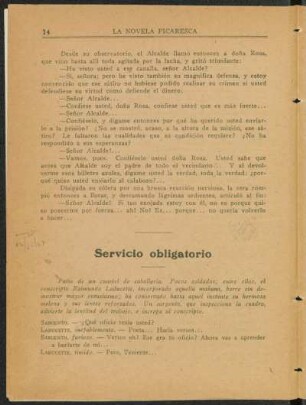 Servicio obligatorio