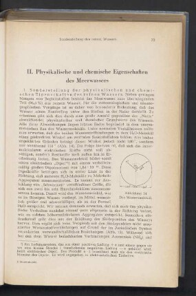 II. Physikalische und chemische Eigenschaften des Meerwassers