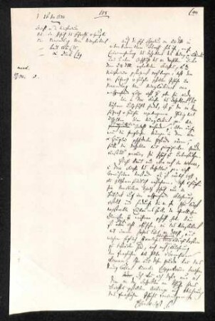 Handschriftliches Schreiben