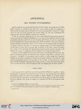 Appendice les Textes d'Oudjebten