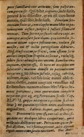 Titi Petronii Arbitri Eqvitis Romani Satyricon Puritate Donatum