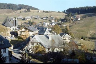 Blick von oben auf Todtnauberg