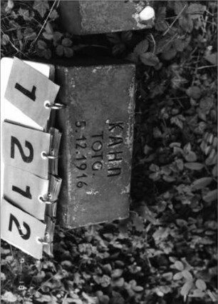 Grabstein 1212 [Hahn S. 241 Grab-Nr. 1905]