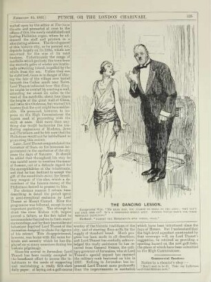 The dancing lesson