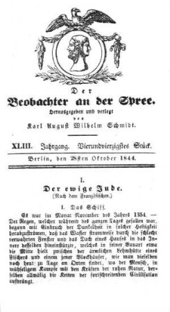 44. Stueck, 28. Oktober 1844