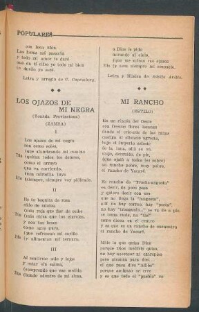 Mi rancho : (Estilo)