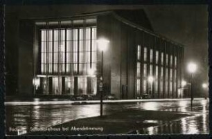 Schauspielhaus, Bochum: Aussenansicht Eingangsseite