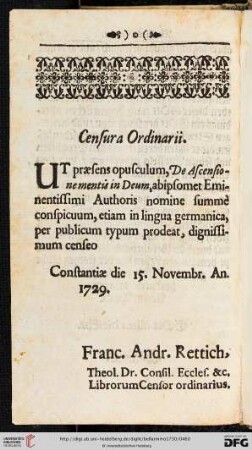 Censura Ordinarii