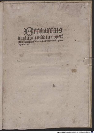 De contemptu mundi (»Cartula«)