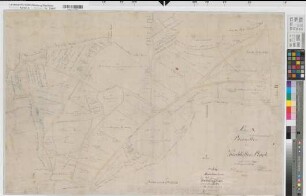 Kirchhellen (Bottrop), Teilung der Kirchheller Mark, Bl.1 Brouillonkarte Sektion A