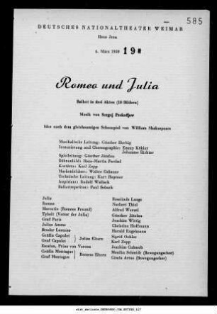 Romeo und Julia