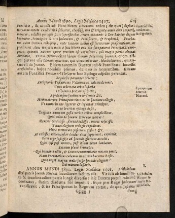 605-614, Annus Mundi 3891. Legis Mosaicae 1408; ...