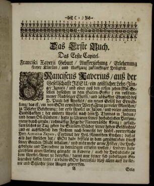 Das Erste Capitel. - Das Vierdte Capitel.
