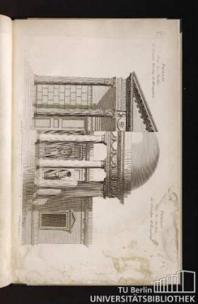 Pavillon Pour le Jardins du Chevalier Worsley de Hovingham. Pavillon Pour les Jardins du Chevalier Willoughby.
