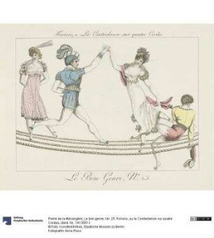 Le bon genre, No. 25: Forioso, ou la Contredanse sur quatre Cordes