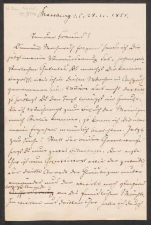 Brief an Heinrich von Herzogenberg : 28.11.1895