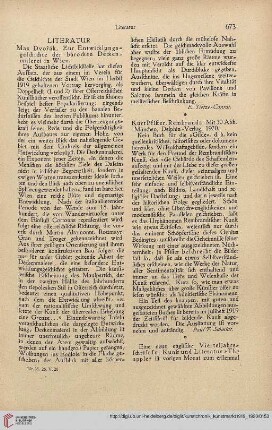 Literatur / [Notizen] / Kunstmarkt