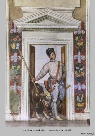 Villa Barbaro; Stanza della Lucerna : Der Jäger