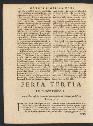 Feria Tertia Dominicae Passionis.