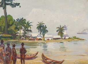 Hafen von Kribi : Der Hafen und der leuchtturm von Kribi - Kamerunküste